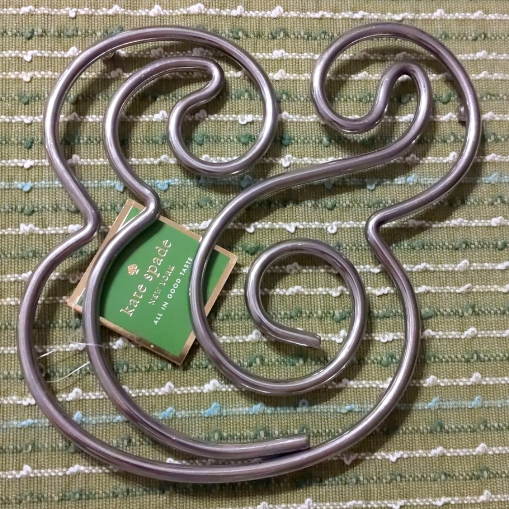 All In Good Taste Ampersand Trivet by Kate Spade